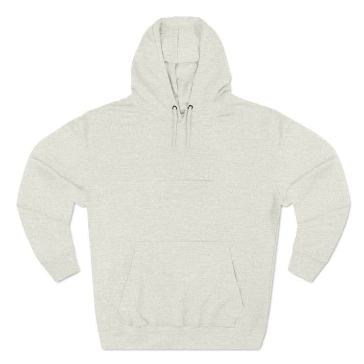 Oatmeal Heather Three Panel Fleece Hoodie By Etayova